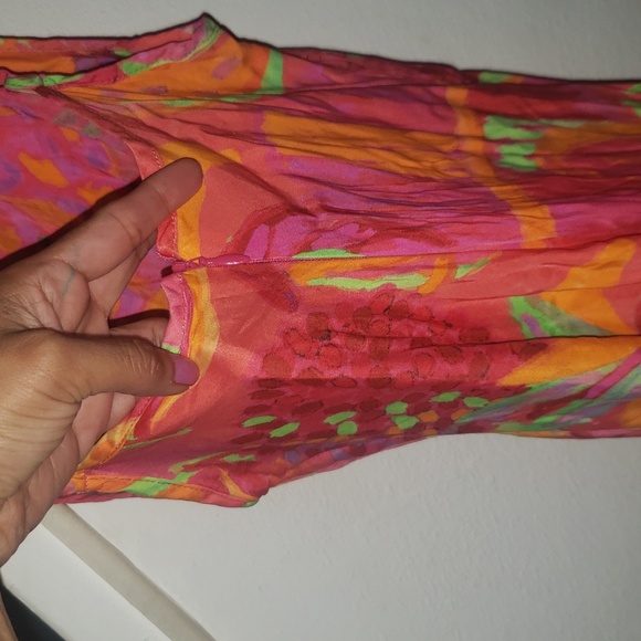 FARM RIO Tropical Print Spaghetti Strap Dress - Picture 6 of 7